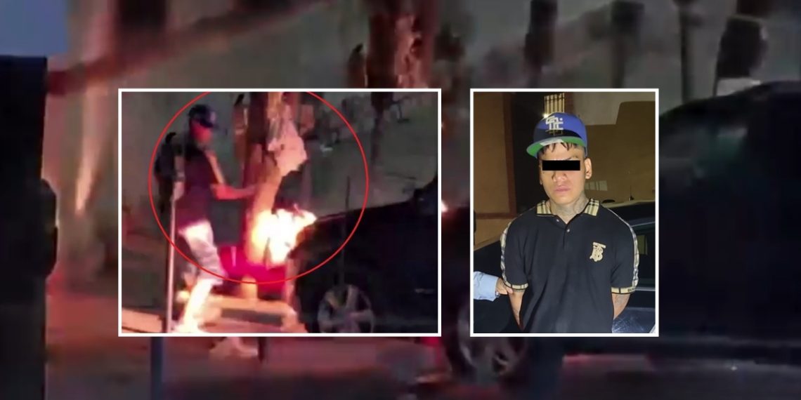 C4-de-Monterrey-capta-a-agresor-apedreando-a-una-pareja-en-Centro