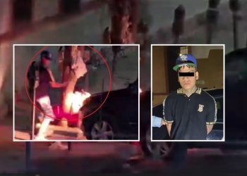 C4-de-Monterrey-capta-a-agresor-apedreando-a-una-pareja-en-Centro