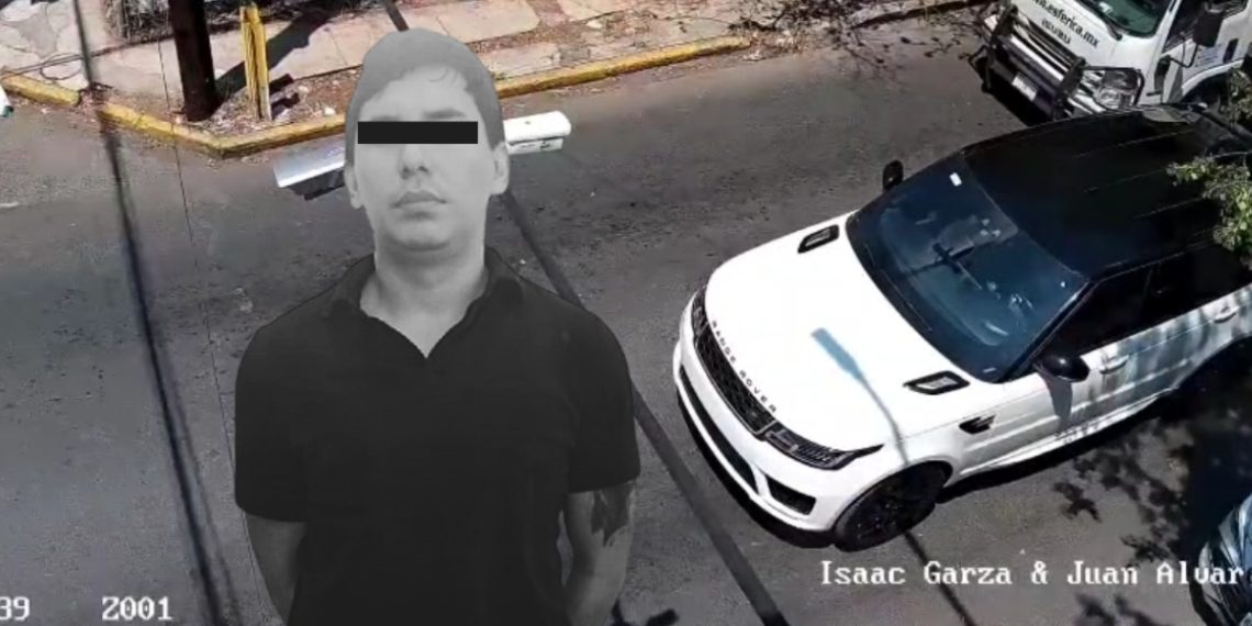 detenido en camioneta blindada y con arma de fuego