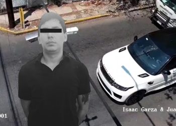 detenido en camioneta blindada y con arma de fuego