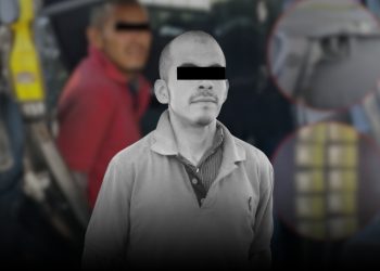 policía-de-monterrey-arresta-a-hombre-armado-y-con-droga-en-colonia-privada-de-monterrey