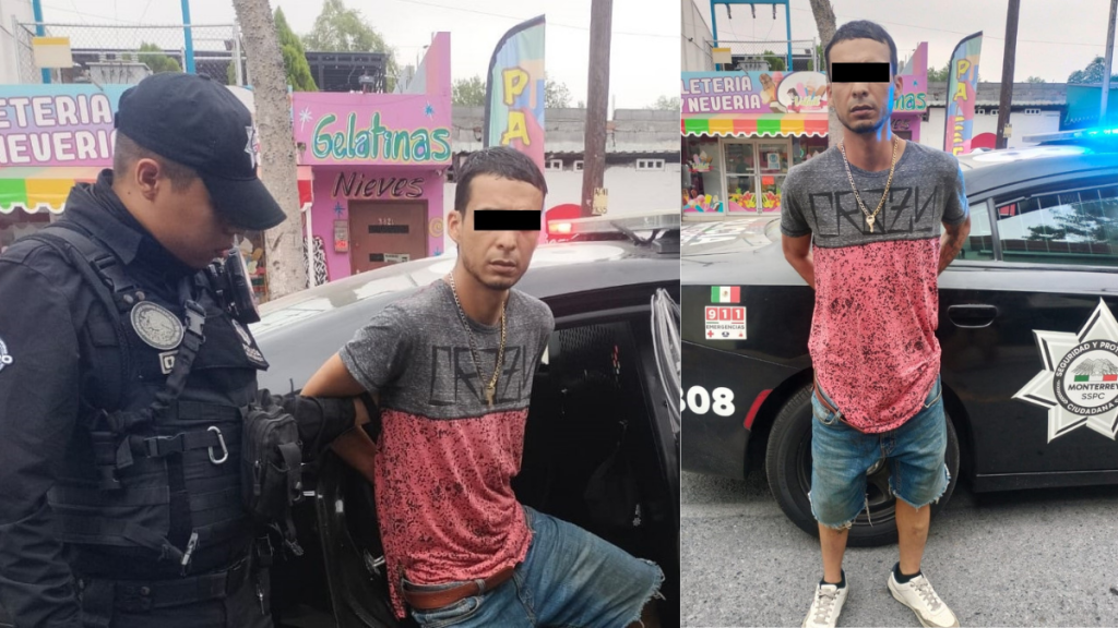 vínculo con robo, Droga, Vehículo, Seguridad, Estrategia Escudo, Policía de Monterrey