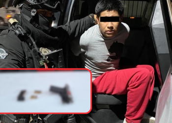 joven armado, Monterrey, colonia Argentina, Policía de Monterrey, patrullaje preventivo, arma asegurada