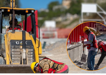 obras públicas en zona norte siguen avanzando,logran un 67% del total planeado