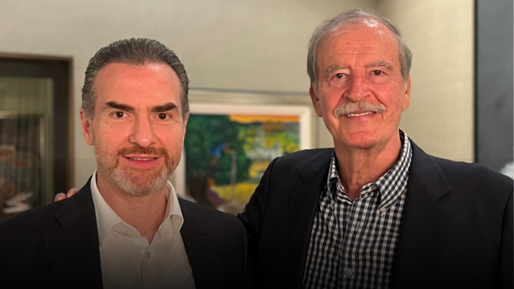 adrián de la garza se reúne con vicente fox